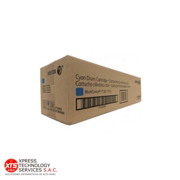 Drum R2 Cian Xerox (013R00660) para las impresoras modelos: WorkCentre WC7120; WorkCentre WC7125; WorkCentre WC7220; WorkCentre WC7225