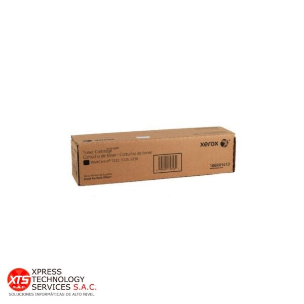 Toner Negro Estándar Xerox (106R01413) para las impresoras modelos: Workcentre WC 5222