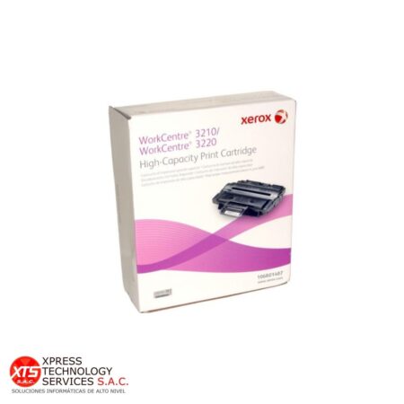 Toner Negro Alta Capacidad Xerox (106R01487) para las impresoras modelos: Workcentre WC 3210; Workcentre WC 3220