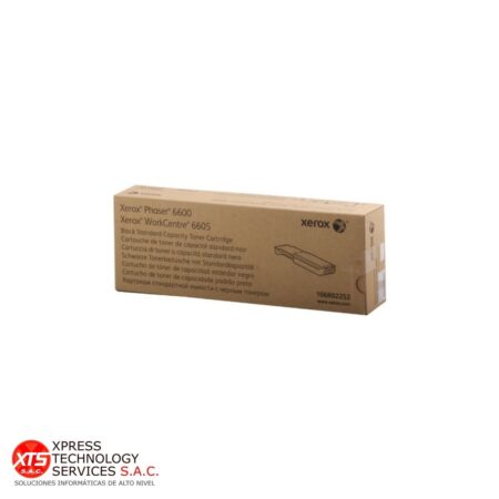 Toner Negro Estándar Xerox (106R02252) para las impresoras modelos: Phaser 6600; Workcentre WC 6605