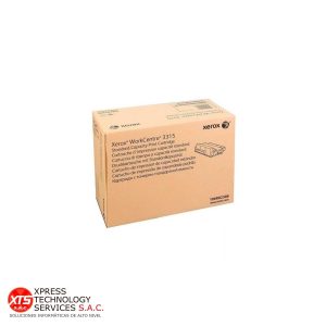 Toner Negro Estándar Xerox (106R02308) para las impresoras modelos: Workcentre WC 3315