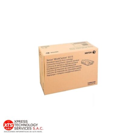 Toner Negro Estándar Xerox (106R02308) para las impresoras modelos: Workcentre WC 3315