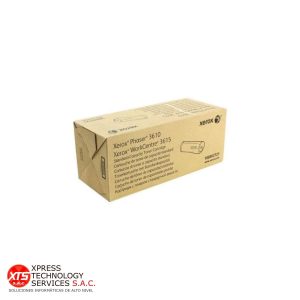 Toner Negro Estándar Xerox (106R02721) para las impresoras modelos: Phaser 3610; Workcentre WC 3615