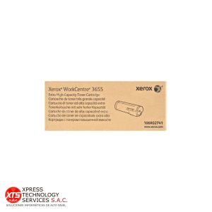 toner negro Extra Alta Capacidad Xerox (106R02741) para las impresoras modelos: Workcentre WC 3655
