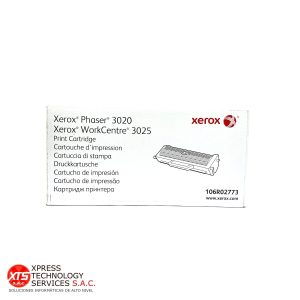 Toner Negro Estándar Xerox (106R02773) para las impresoras modelos: Phaser 3020; Workcentre 3025