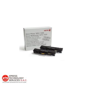 Toner Negro Alta Capacidad Xerox (106R02782) para las impresoras modelos: Workcentre WC 3225