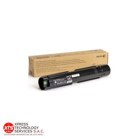 Toner Negro Alta Capacidad Xerox (106R03749) para las impresoras modelos: Versalink C7020; Versalink C7025; Versalink C7030