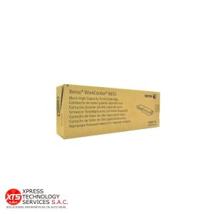 Toner Amarillo de Alta capacidad Xerox (106R02754) para las impresoras modelos: Workcentre WC 6655