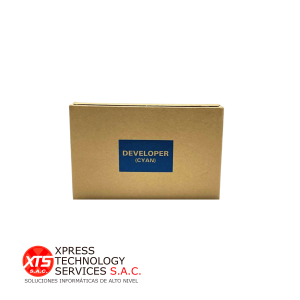 Developer Cyan Xerox (675K85040) para las impresoras modelos: WorkCentre WC7525; WorkCentre WC7530; WorkCentre WC7535; WorkCentre WC7545; WorkCentre WC7556; WorkCentre WC7830; WorkCentre WC7835; WorkCentre WC7845; WorkCentre WC7855; WorkCentre WC7970
